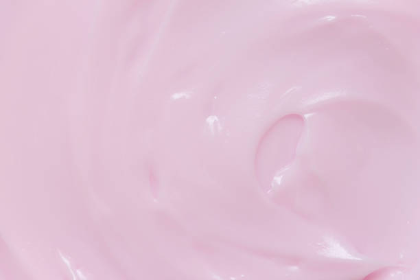 istock Cream, pink and white background 1129865209