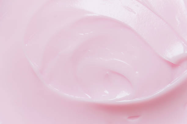 istock Cream, pink and white background 1129865299