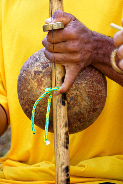 istock Brazilian musical instrument called berimbau 1129870823