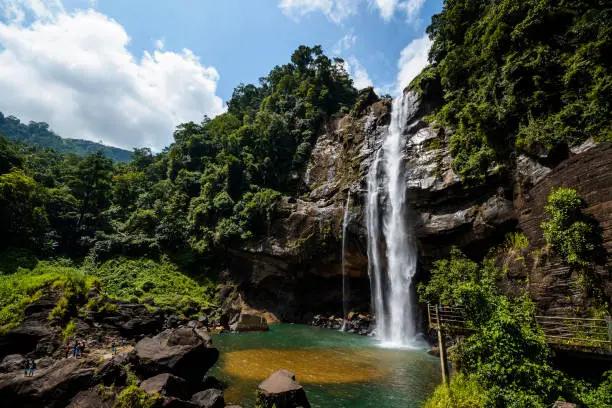 Photo of Aberdeen Falls, Nuwara Eliya District of Sri Lanka.