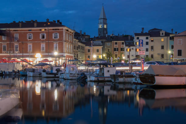 istock Small port of Izola by bight 1129886737