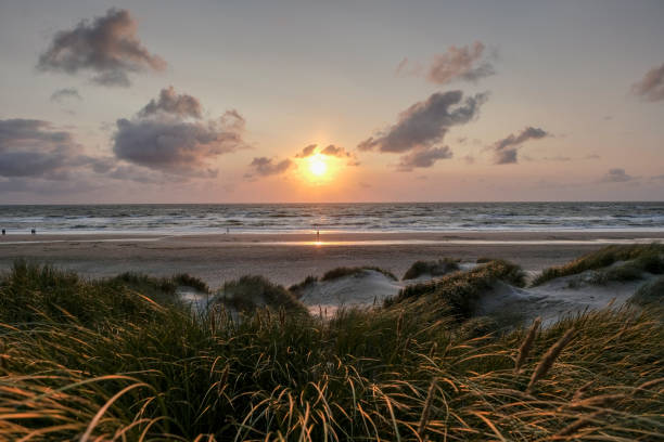 istock sunset at the west coast of denmark 1129890361