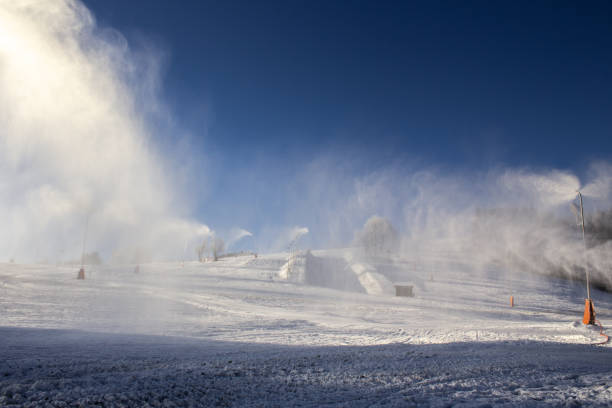 istock snowmaking at ski resort Fichtelberg 1129891470