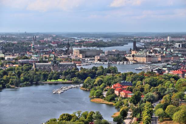 istock Stockholm aerial view 1129892354