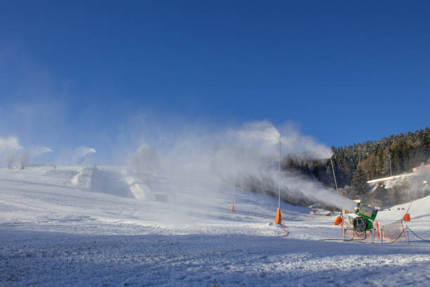 istock snowmaking at ski resort Fichtelberg 1129892679