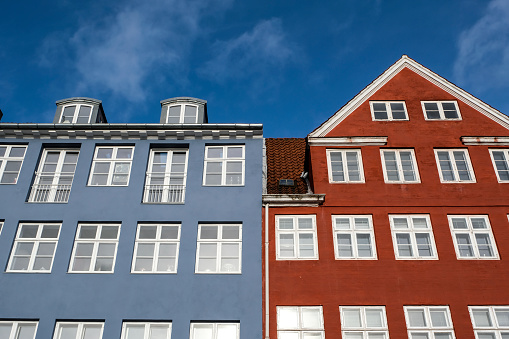 Buildings at historic Stortorget, the iconic landmark plaza on Gamla Stan in the heart of Stockholm, Sweden.