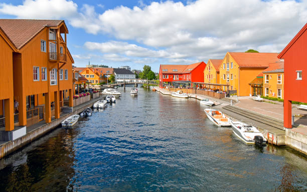 istock Fiskebrygga district in Kristiansand, Norway 1129894230