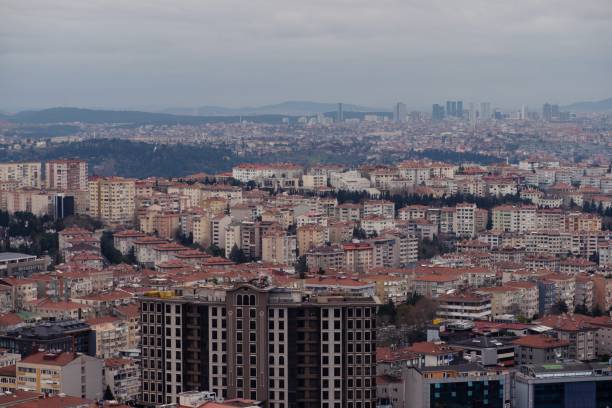 istock The sun setting over the city 1129901535