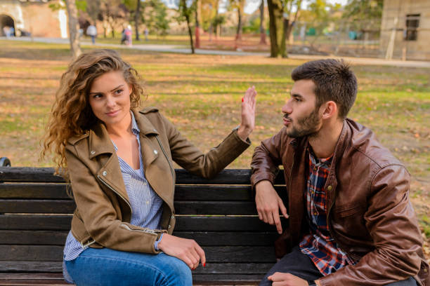 istock Couple having a hard times 1129901808