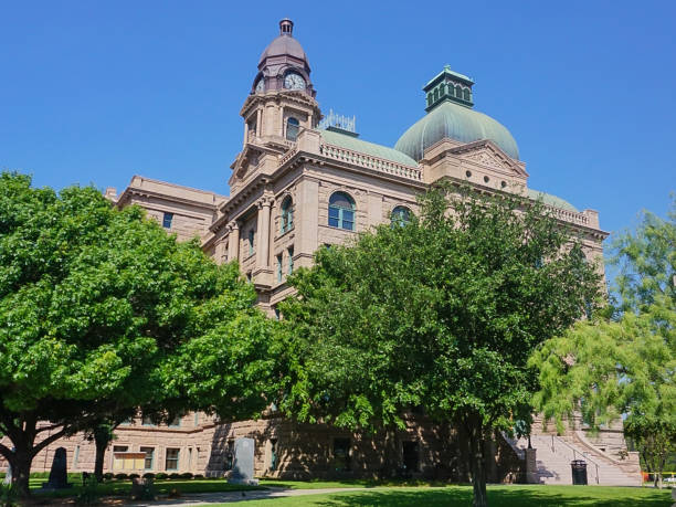 istock Tarrant County Courthouse in Fort Worth, Texas 1129906345