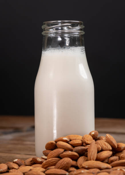 istock Homemade almond milk 1129915601