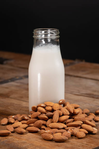 istock Homemade almond milk 1129915624