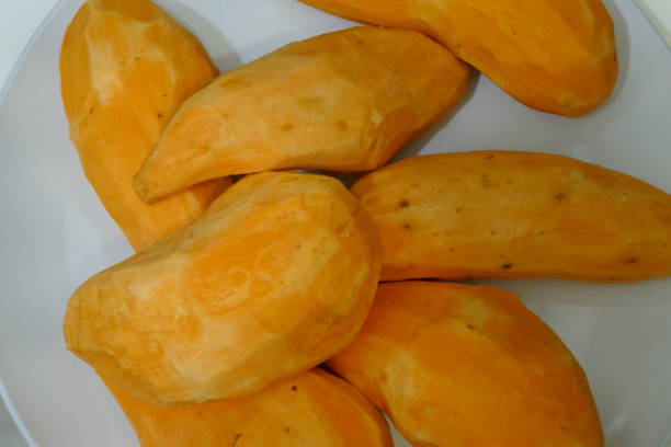 istock Peeled Yam sweet potatoes 1129920335