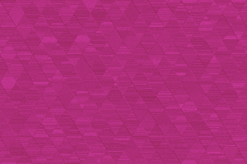 Hot Pink Triangle Grunge Seamless Pattern Pretty Geometric Fashionable Minimal Background