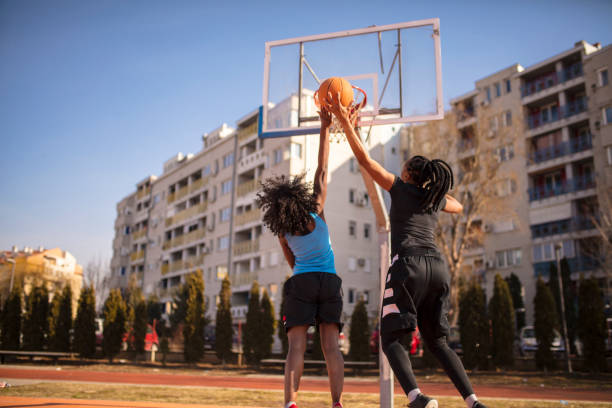 istock Street basketball 1129957874