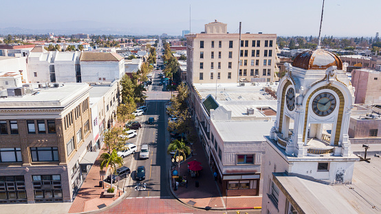 View of Santa Ana, California.