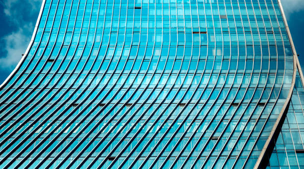 istock Modern Commercial Building close up 1129967770
