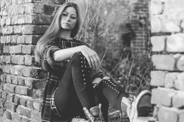 istock Young blonde woman 1129976227