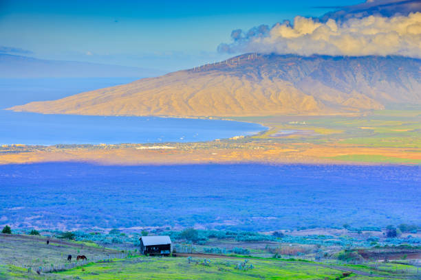 Maui Upcountry region on Haleakala