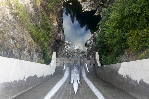 istock Cleveland Dam spillway, Vancouver 1130022083