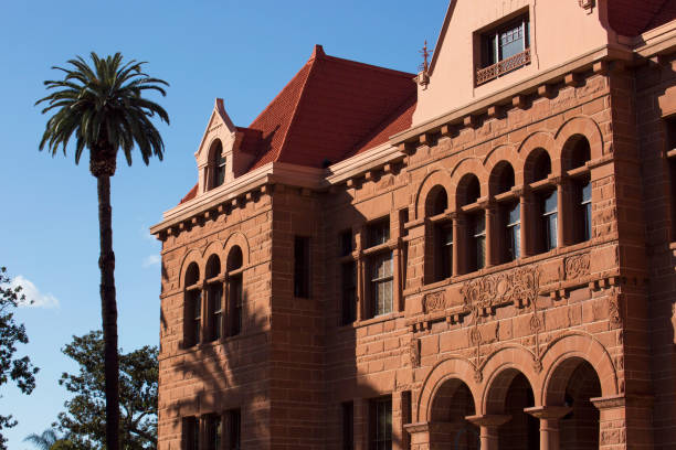 palais de justice de santa ana - orange county courthouse santa ana california photos et images de collection