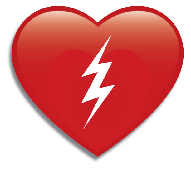 ilustraciones, imágenes clip art, dibujos animados e iconos de stock de icono del corazón ataque cardíaco - pain heart attack heart shape healthcare and medicine