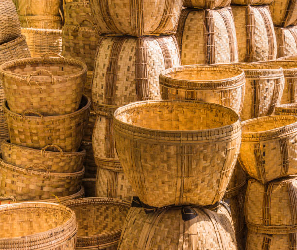 istock baskets for sale in open market 1130032231