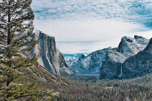 Winter View of Yosemite Valley