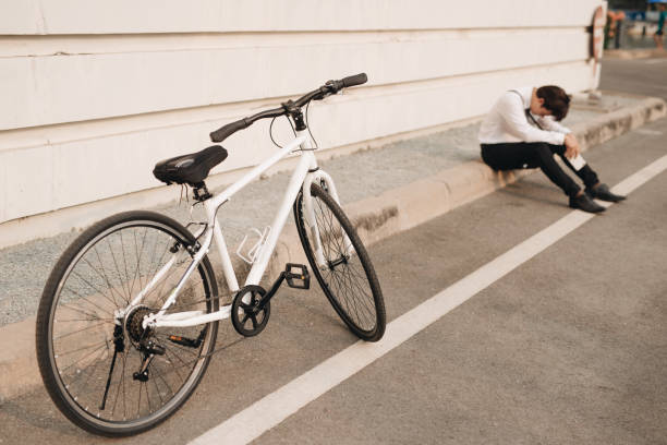 istock Asian man unhappy when he is using his mobile in the street. 1130039791