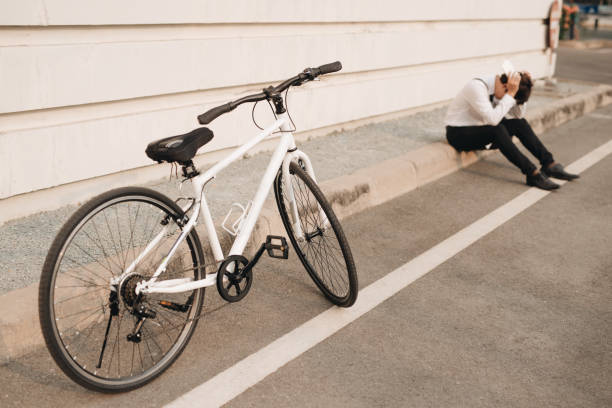 istock Asian man unhappy when he is using his mobile in the street. 1130039867