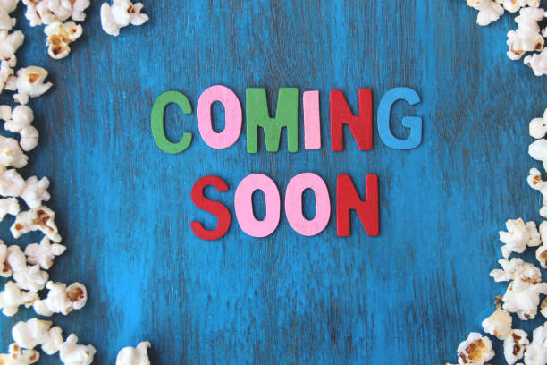 istock Pop corn and movie concept on blue wooden background 1130044718