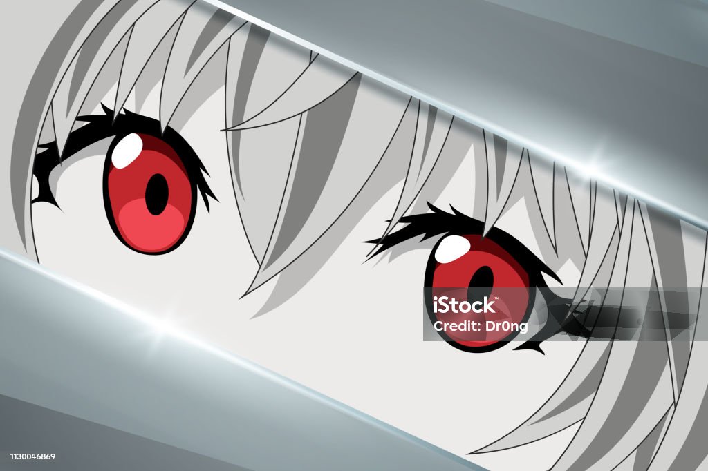Anime Face Character From Cartoon Manga Hero In Japanese Style Stock  Illustration - Download Image Now - iStock