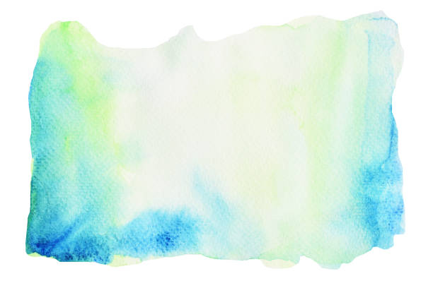 istock Abstract pattern blue and green color on white background 1130047257