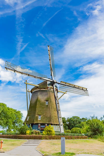 istock traditonal dutch windmill in Netherland 1130049196
