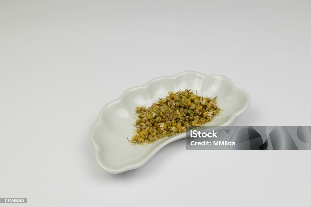 traditional dry camomile Alternative Medicine Stock Photo