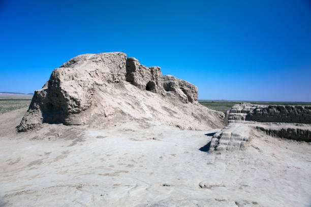 istock Ancient settlement Toprak-Kala- clay fortress 1130050240