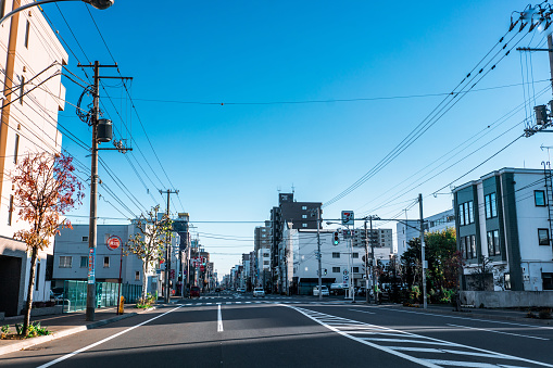 Japan, Street, Cable, Road