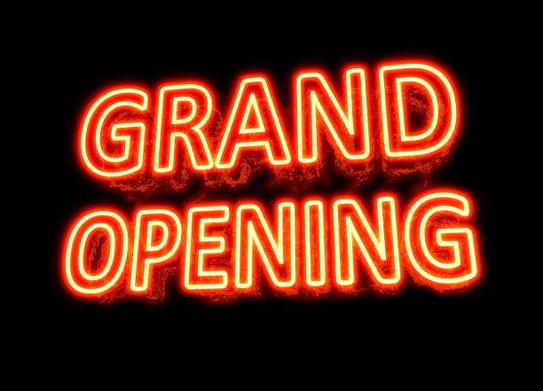 istock NEON GRAND OPENING SIGN 1130054449