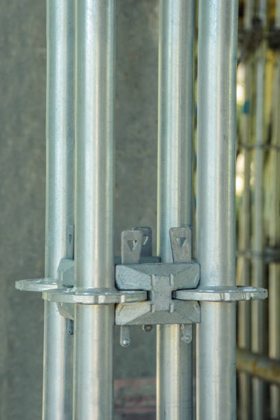 istock Connecting elements of scaffolding 1130058787