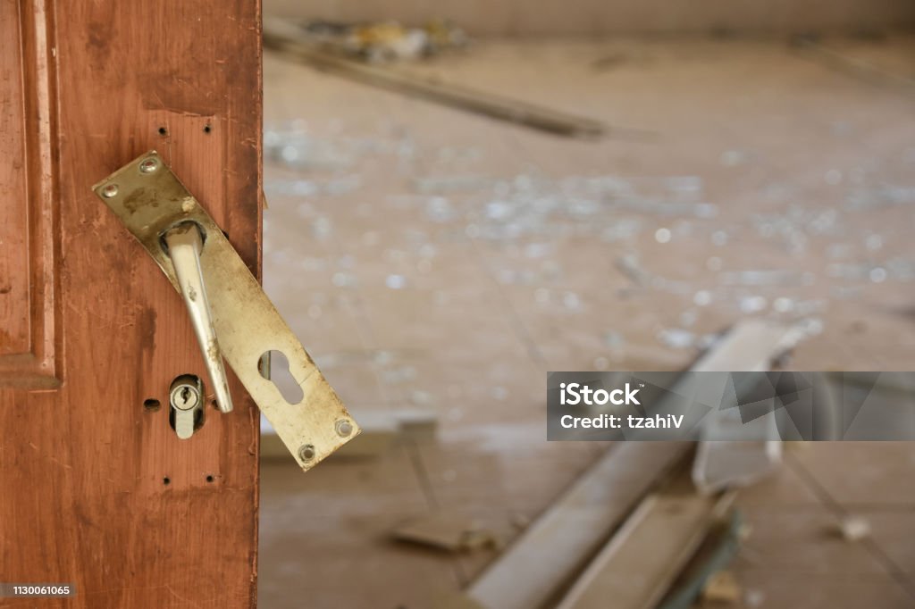 Einbruch - Lizenzfrei Einbruch Stock-Foto