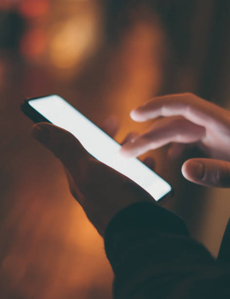 istock Male hands with smartphone 1130061852