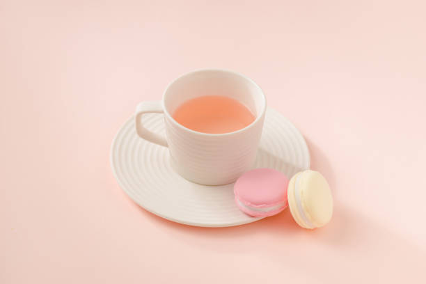istock macarons or macaroons dessert sweet beautiful to eat. 1130070481