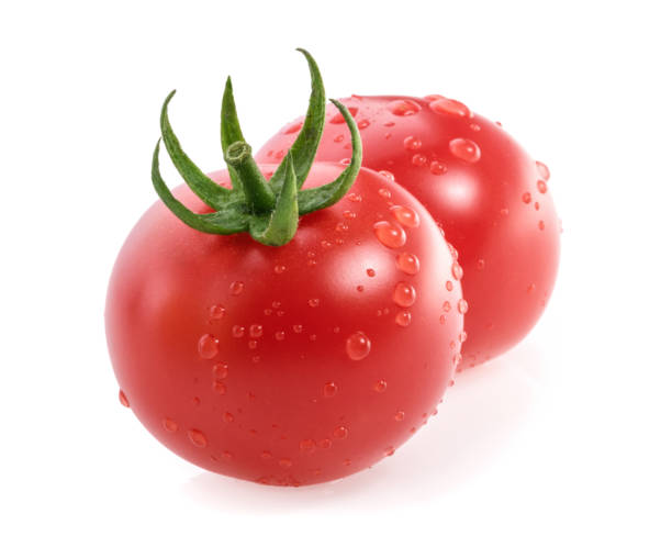 istock Cherry Tomatos isolated on white background 1130070571