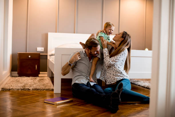 istock Young happy family 1130071852