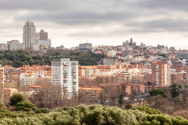 istock view of Madrid from the cable car 1130074494