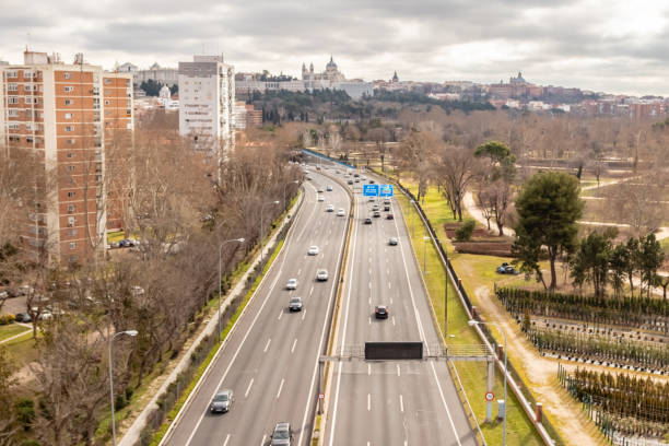 istock view of Madrid from the cable car 1130074509