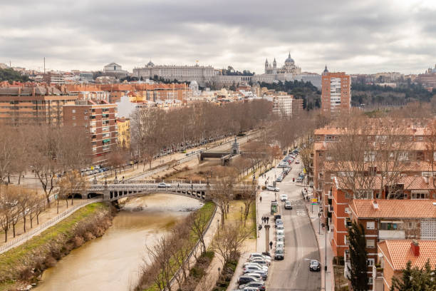 istock view of Madrid from the cable car 1130074513