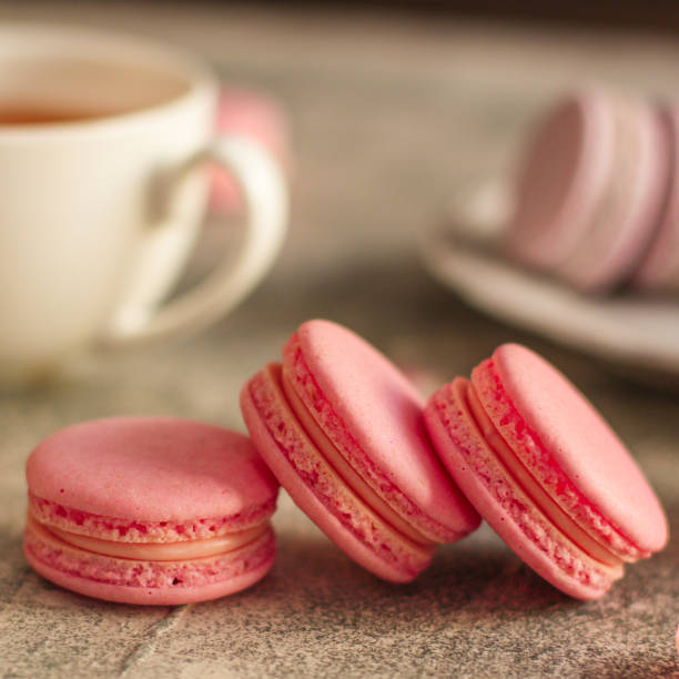 istock macaron or macaroons cookie, tasty dessert. food background 1130076785