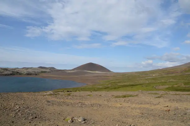 Photo of Lake at Vatnaleid, Iceland