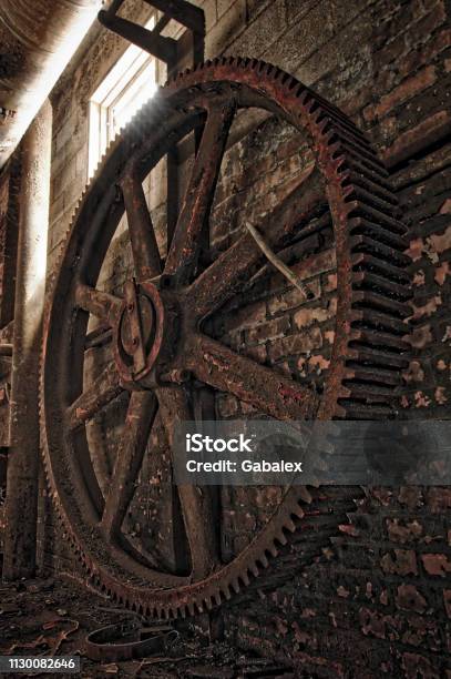 Gear Stock Photo - Download Image Now - Abandoned, Architecture, Atmospheric Mood